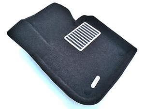 Коврики в салон текстильные Euromat 3D lux SKODA Superb (2009-2015), черные (укороченные передние) (5 шт.)