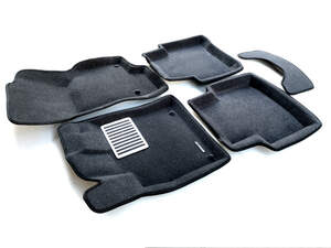 Коврики в салон текстильные Euromat 3D lux SKODA Superb (2016-) (СЕР) (EM3D) C2