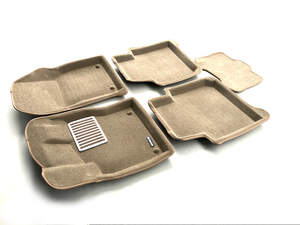 Коврики в салон текстильные Euromat 3D lux SKODA Kodiaq (2017-) (3 ряд) 2