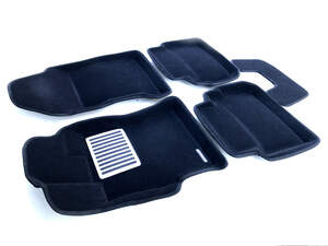 Коврики в салон текстильные Euromat 3D lux SUBARU XV 2017-н.в., (черные, 4 шт.)