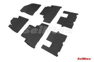 Коврики резиновые с высоким бортом Hyunday SANTA FE IV(2018-н.в.) 