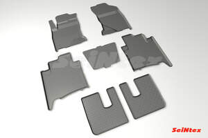 Коврики резиновые с высоким бортом TOYOTA Fortuner II  (2017-н.в.) 