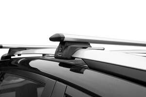 Багажник на рейлинги LUX ЭЛЕГАНТ с дугами 1,3м аэро-трэвэл (82мм) Nissan Patrol (Safari) (Y61) 1998-2010
