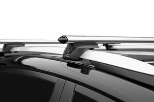 Багажник на рейлинги LUX ЭЛЕГАНТ с дугами 1,2м аэро-классик (53мм) Skoda Roomster минивен 2006-н.в.