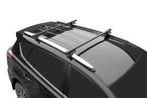 Багажник на рейлинги «LUX ЭЛЕГАНТ» с дугами 1,2м прямоуг.в пластике CHANGAN CS35 (2013-н.в.)