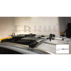 Багажные поперечины SKYBAR V1 (Скайбар)на рейлинги Infiniti EX 2007-2013 с замками, серебристые