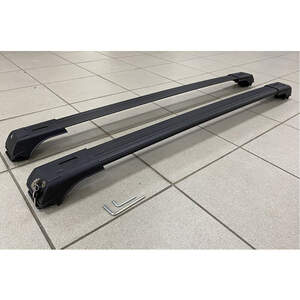 Багажные поперечины SKYBAR V1 (Скайбар)на рейлинги MERCEDES GL-klasse (X164/X166) 2006-2018 с замком, черные