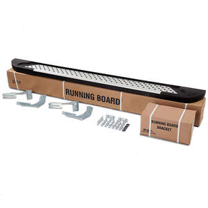 Пороги-подножки ALMOND для FORD RANGER III 2013-2015 (алюминий+пластик) от ERKUL