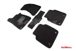 Коврики в салон текстильные SeiNtex 3D AUDI A8 III (D4) (2010-н.в) черные