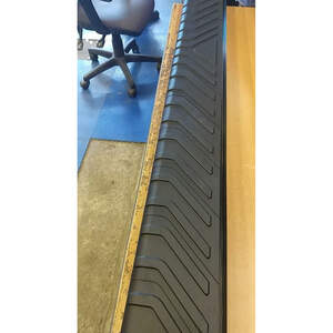 Пороги-подножки «Bosphorus Black» для MAZDA CX-7 2007-2013 (алюминий+пластик) от ERKUL