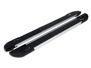 Пороги-подножки REDLINE для LAND ROVER FREELANDER 2 2008-2016 (алюминий+пластик) от ERKUL Пороги-подножки REDLINE для LAND ROVER FREELANDER 2 2008-2016 (алюминий+пластик) от ERKUL