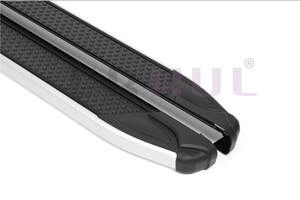 Пороги-подножки MEVSIM V2 BLACK для MAZDA CX-5 2011-2016 (алюминий+пластик) от ERKUL