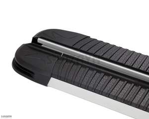 Пороги-подножки MAYA  для AUDI Q5 2008-2017 (алюминий+пластик) от ERKUL