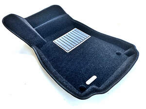 Коврики в салон текстильные Euromat 3D Business AUDI A4 (2016-2018), черные (5 шт.)