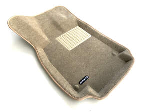 Коврики салона текст. 3D euro-std AUDI A6 (2011-2018) / A7 (2011-2018) (БЕЖ) (EMC3D) C2