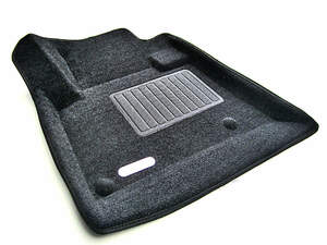 Коврики в салон текстильные Euromat 3D Business CITROEN C5 (2008-2018), черные (3 шт.)