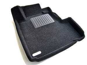 Коврики в салон текстильные Euromat 3D Business HONDA CR-V (2006-2012), черные (3 шт.)
