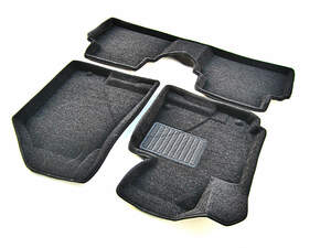 Коврики в салон текстильные Euromat 3D Business HYUNDAI ix35 (2009-2015), черные (3 шт.)