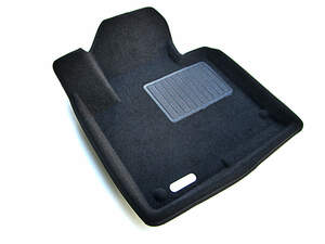 Коврики в салон текстильные Euromat 3D Business HYUNDAI Santa Fe (2013-2017), черные (3 шт.)