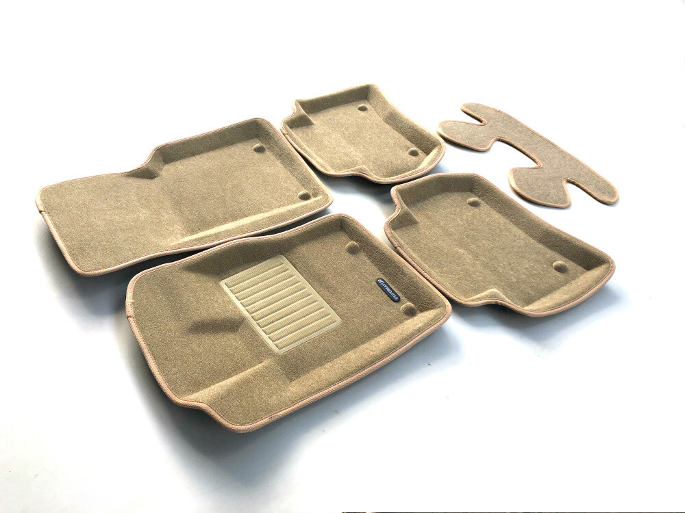 Коврики в салон текстильные Euromat 3D Business Jaguar F-Pace (2016-н.в.) , бежевые (5 шт.) Коврики в салон текстильные Euromat 3D Business Jaguar F-Pace (2016-н.в.) , бежевые (5 шт.)