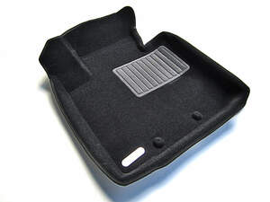 Коврики в салон текстильные Euromat 3D Business KIA Sorento (2013-2017), черные (5 шт.)