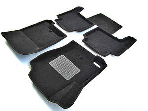 Коврики в салон текстильные Euromat 3D business LAND ROVER Range Rover Sport (2005-2010), черные (5 шт.)