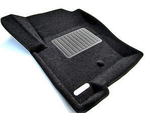 Коврики в салон текстильные Euromat 3D business LAND ROVER Range Rover Sport (2005-2010), черные (5 шт.)