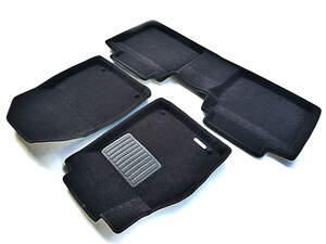 Коврики в салон текстильные Euromat 3D Business LEXUS ES (2015-2018), черные (3 шт.)