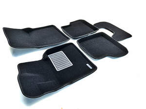 Коврики в салон текстильные Euromat 3D Business MERCEDES G-class W463 (2000-2008), черные (5 шт.)