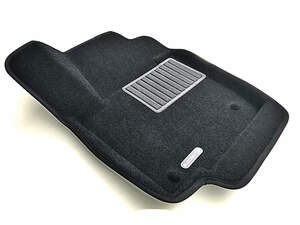Коврики в салон текстильные Euromat 3D Business SKODA Rapid (2013-2020), черные (5 шт.)