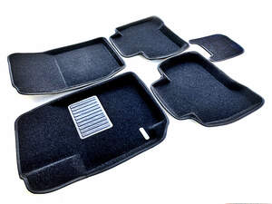 Коврики в салон текстильные Euromat 3D Business SUZUKI Grand Vitara 5дв. (2005-2014), черные (3 шт.)
