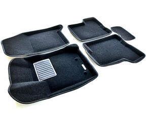 Коврики в салон текстильные Euromat 3D Business Lada XRay (2016-2017), черные (5 шт.)