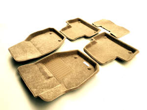 Коврики в салон текстильные Euromat 3D Business VOLVO XC 60 I (2008-2017, бежевые (5 шт.)