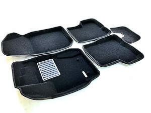 Коврики в салон текстильные Euromat 3D Business для NISSAN Terrano (2014-) /RENAULT Duster (2014-)