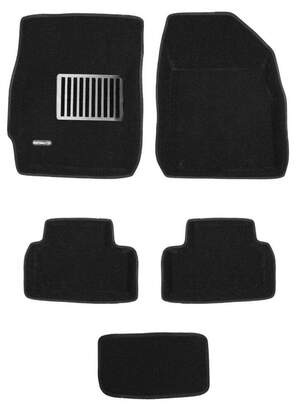 Коврики в салон текстильные Euromat 3D lux MAZDA CX-7 (2006-2012), черные (5 шт.)