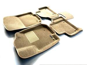 Коврики в салон текстильные Euromat 3D Business для NISSAN Qashqai (2007-2013) бежевые