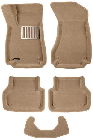 Коврики в салон текстильные Euromat 3D lux AUDI A4 (2017-н.в.) / A5 Sportback (2017-н.в.) бежевые