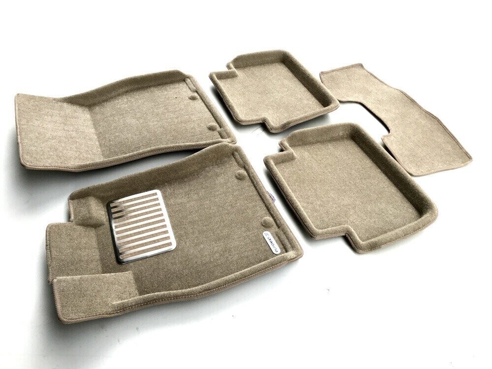 Коврики в салон текстильные Euromat 3D Lux MERCEDES W464 (G-Class) (2018-) бежевые C4 Коврики в салон текстильные Euromat 3D Lux MERCEDES W464 (G-Class) (2018-) бежевые C4