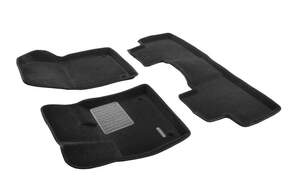 Коврики салона текстильные Euromat 3D lux GEELY Atlas 4wd  (2024-)  C3