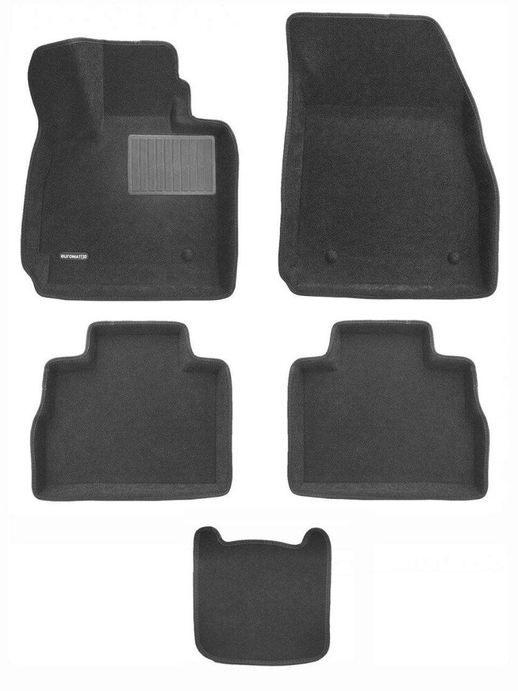 Коврики салона текстильные Euromat 3D Business JAECOO J8 (2024-) C4 Коврики салона текстильные Euromat 3D Business JAECOO J8 (2024-) C4
