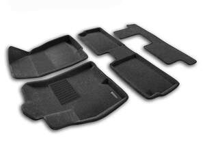 Коврики салона текстильные Euromat 3D Business Chery Tiggo 8 PRO 2021-н.в. серые