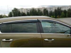 Дефлекторы окон накл. NISSAN QASHQAI (2007-2009; 2010-2014) «ALVI-STYLE» нерж.молдинг Дефлекторы окон накл. NISSAN QASHQAI (2007-2009; 2010-2014) «ALVI-STYLE» нерж.молдинг