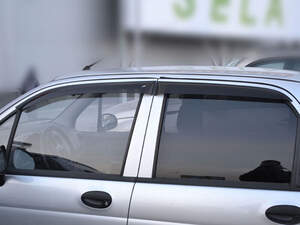 Дефлекторы окон накладные VW POLO V (2010-2020) седан «CT КОБРА Тюнинг»