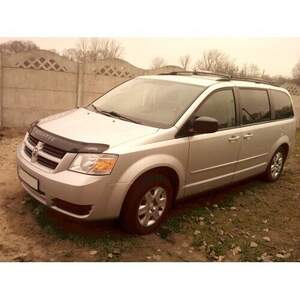 Дефлектор для капота (отбойник) DODGE CARAVAN V  (2007-2010) «VIP-TUNING»