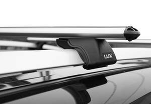 Багажник на рейлинги «LUX» КЛАССИК с дугами 1,2м аэро-классик (53мм) Lada Largus универсал 2012-…