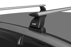 Багажник «LUX» с дугами 1,2м аэро-трэвэл (82мм) HYUNDAI SOLARIS хэтчбек 2010-2016 со штатными местами Багажник «LUX» с дугами 1,2м аэро-трэвэл (82мм) HYUNDAI SOLARIS хэтчбек 2010-2016 со штатными местами