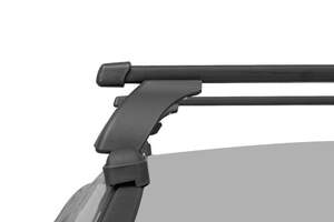 Багажник «LUX» с дугами 1,2м прямоуг. HYUNDAI SOLARIS хэтчбек 2010-2016 со штатными местами