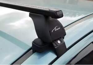 Багажник «LUX» с дугами 1,2м прямоуг. в пластике для а/м Hyundai Elantra V Sd 2010-... Креп.за дв.проемы