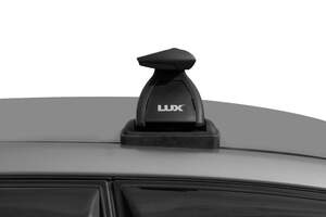Багажник «LUX» с дугами 1,1м аэро-трэвэл (82мм) Opel Corsa D Hb 3d/5d 2006-... со штатными местами