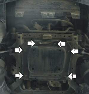 Защита MOTODOR двигателя BMW 3 (e90) 2008-2011 Седан